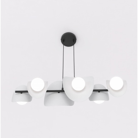 Lampa wisząca modern 6 punktowa Emibig | Elegancki design