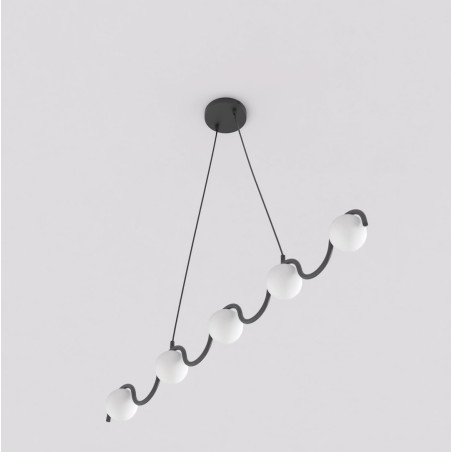 Lampa wisząca Sinus Emibig | 5 kloszy, 110cm