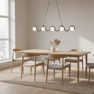 Lampa wisząca Sinus Emibig | 5 kloszy, 110cm