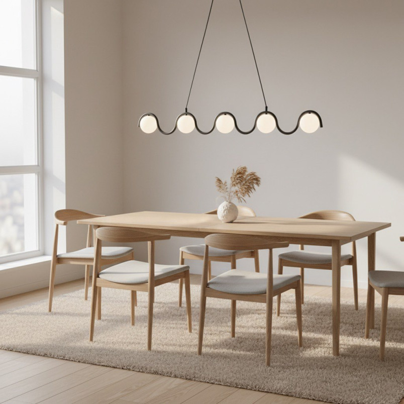 Lampa wisząca Sinus Emibig | 5 kloszy, 110cm