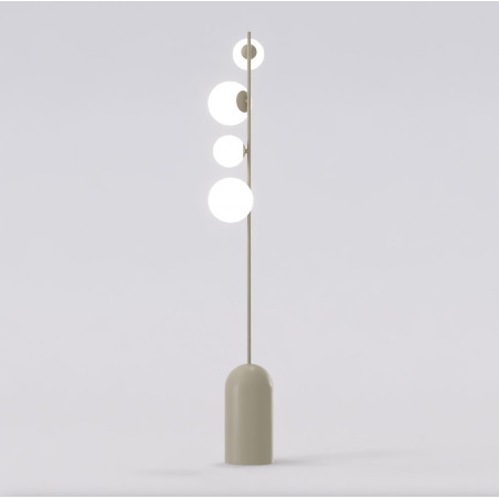Lampa podłogowa Emibig - szklane kule, nowoczesny design