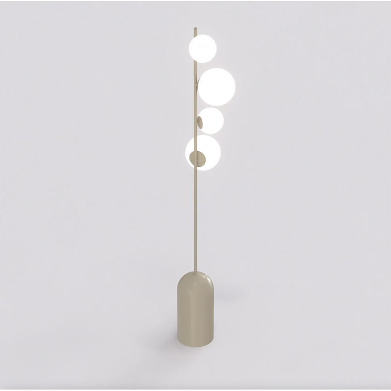 Lampa podłogowa Emibig - szklane kule, nowoczesny design