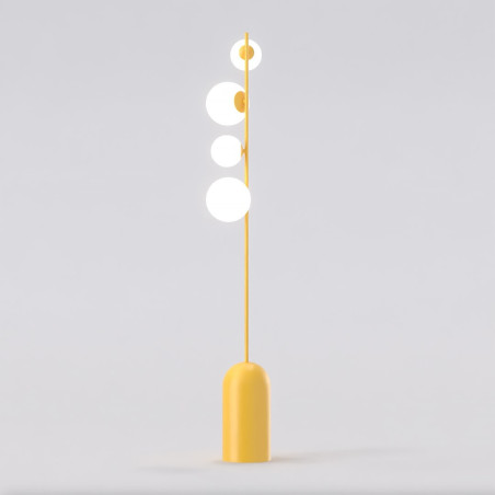 Lampa podłogowa Emibig - szklane kule, nowoczesny design