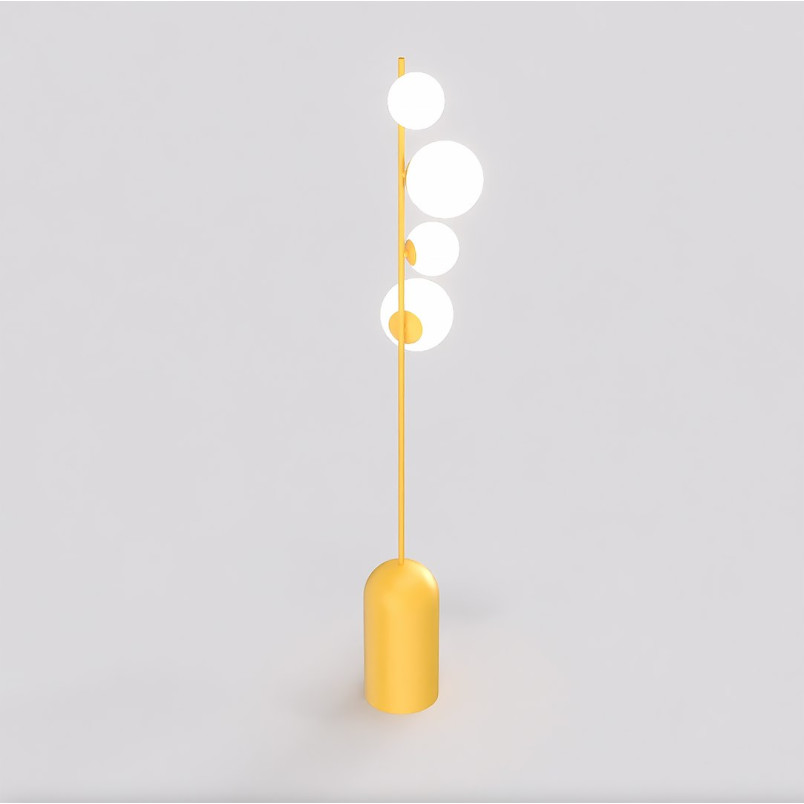 Lampa podłogowa Emibig - szklane kule, nowoczesny design