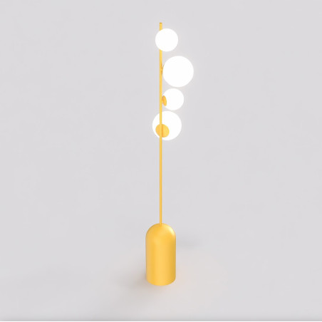 Lampa podłogowa Emibig - szklane kule, nowoczesny design