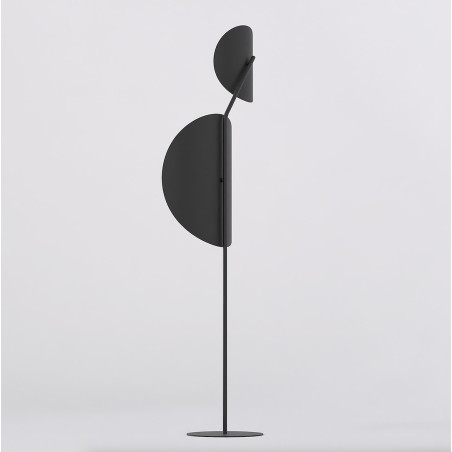 Lampa podłogowa Delulu | Modern, czarna, szklane kule | Emibig