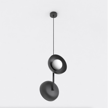 Lampa wisząca Vanila Emibig: nowoczesny design, szkło i metal