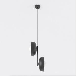 Lampa wisząca Vanila Emibig: nowoczesny design, szkło i metal