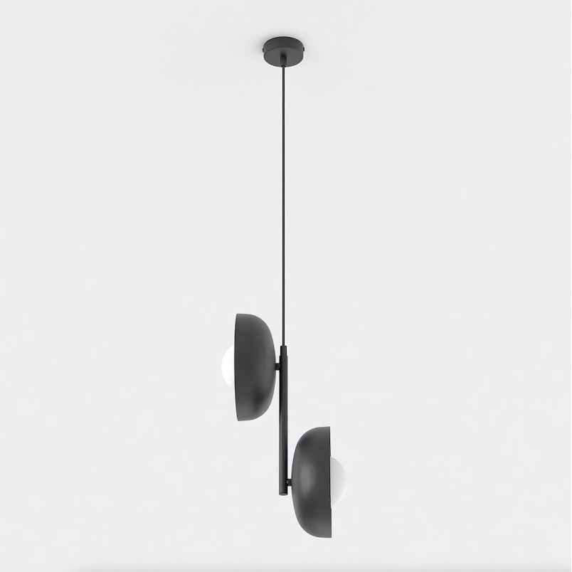 Lampa wisząca Vanila Emibig: nowoczesny design, szkło i metal