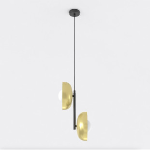 Lampa wisząca Vanila 23cm - nowoczesny design, złoty akcent