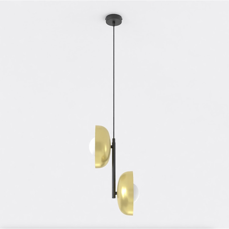 Lampa wisząca Vanila 23cm - nowoczesny design, złoty akcent