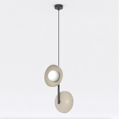 Lampa wisząca Emibig Vanila: nowoczesny design, szkło, 23cm
