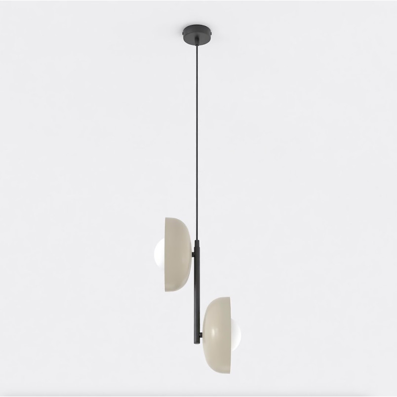 Lampa wisząca Emibig Vanila: nowoczesny design, szkło, 23cm