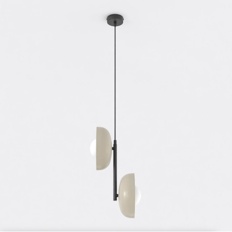 Lampa wisząca Emibig Vanila: nowoczesny design, szkło, 23cm