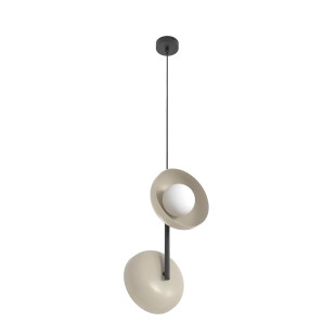 Lampa wisząca Emibig Vanila: nowoczesny design, szkło, 23cm