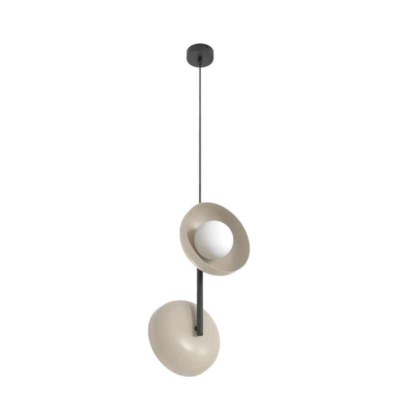 Lampa wisząca Emibig Vanila: nowoczesny design, szkło, 23cm