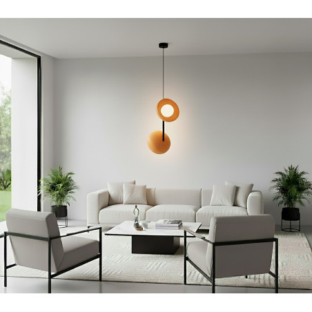 Lampa wisząca Emibig Vanila | Nowoczesny design, 2 punkty