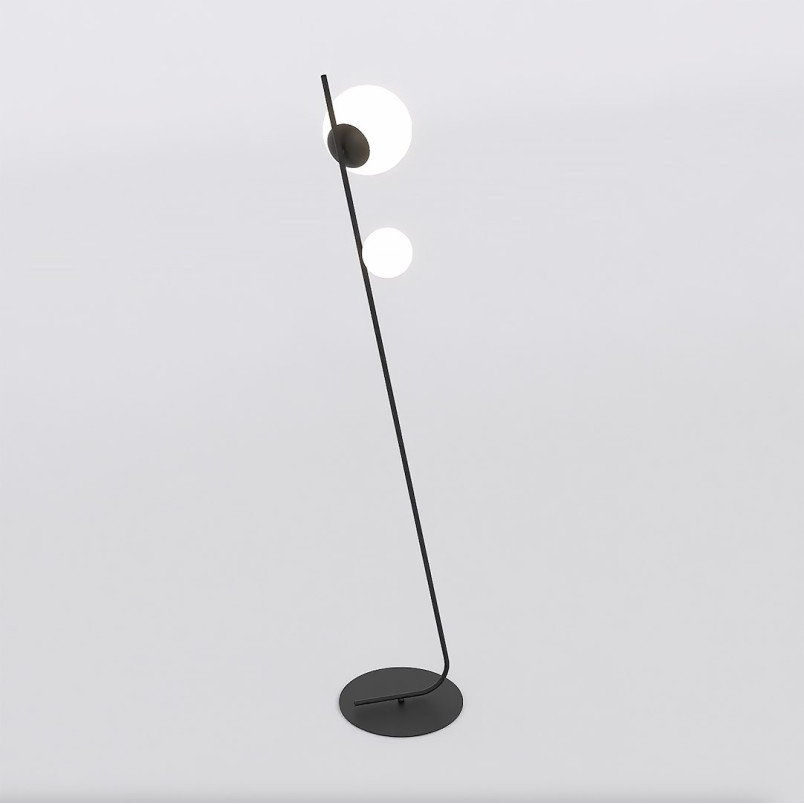 Lampa podłogowa Emibig Tatu | Szkło, Modern, 150cm