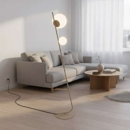 Lampa podłogowa Emibig Tatu | Szkło, Modern, 150cm