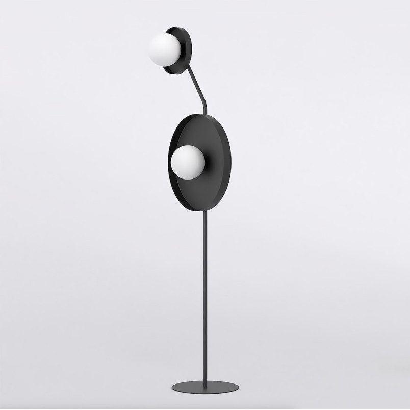Lampa podłogowa Kiss Emibig | Design, Szkło, 150cm