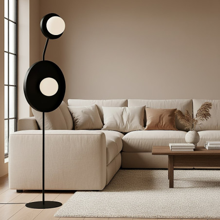 Lampa podłogowa Kiss Emibig | Design, Szkło, 150cm