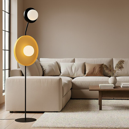 Lampa podłogowa Kiss | Designerski styl Art Deco | Emibig
