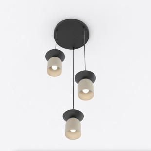 Lampa wisząca Ego 30cm - Retro design | Emibig