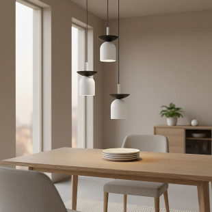 Lampa wisząca Ego 30cm - Retro design Emibig