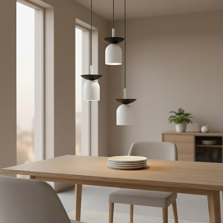 Lampa wisząca Ego 30cm - Retro design Emibig