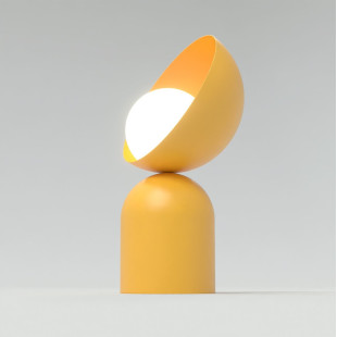 Lampa stołowa Emibig Boto: designerski styl, szklana kula