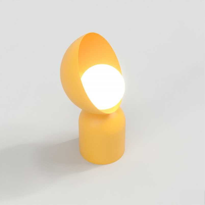 Lampa stołowa Emibig Boto: designerski styl, szklana kula
