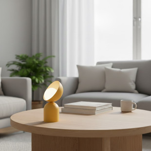 Lampa stołowa Emibig Boto: designerski styl, szklana kula