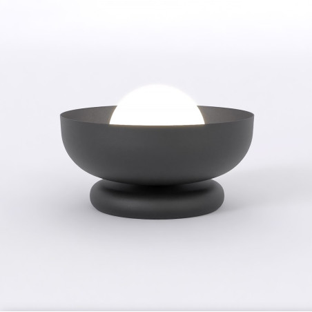 Lampa stołowa szklana Emibig Ozzy | Minimalistyczny design