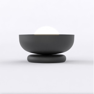 Lampa stołowa szklana Emibig Ozzy | Minimalistyczny design