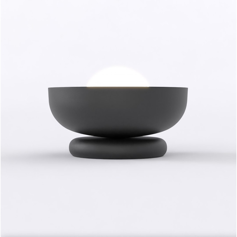 Lampa stołowa szklana Emibig Ozzy | Minimalistyczny design
