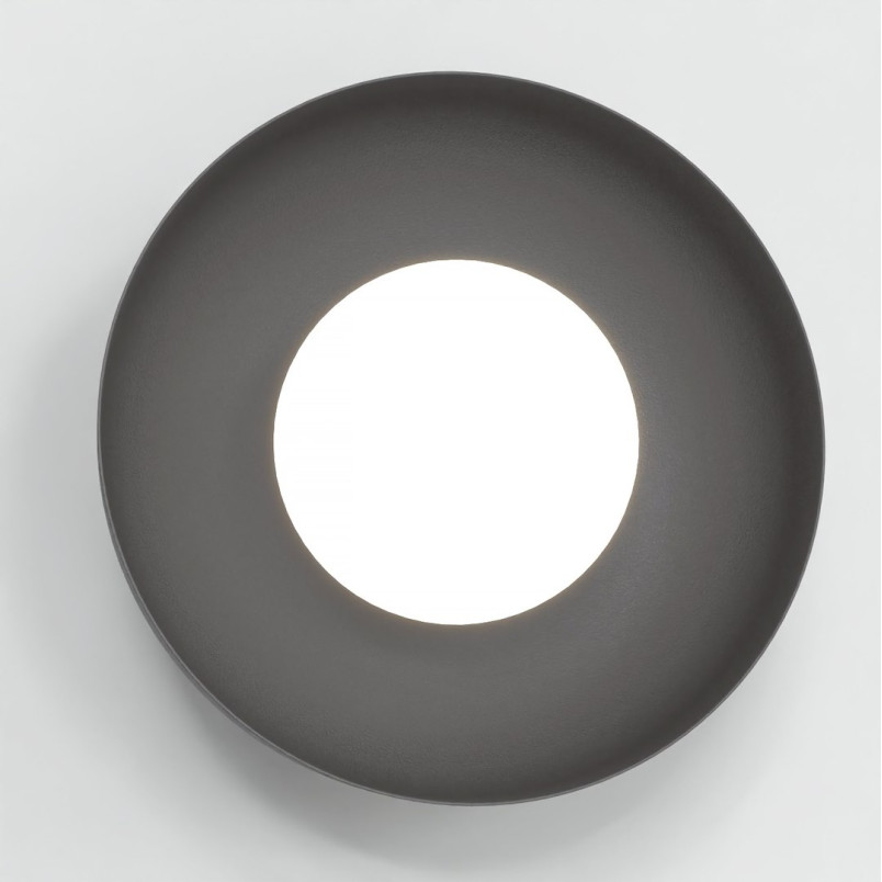 Kinkiet Ozzy Emibig: Szklana kula, nowoczesny design