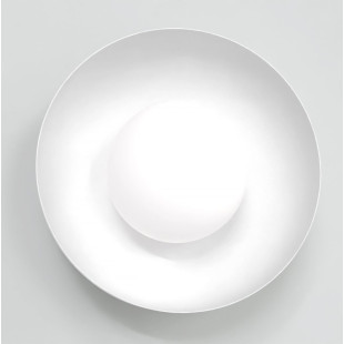 Kinkiet Ozzy Emibig: Szklana kula, nowoczesny design