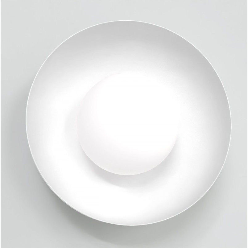 Kinkiet Ozzy Emibig: Szklana kula, nowoczesny design