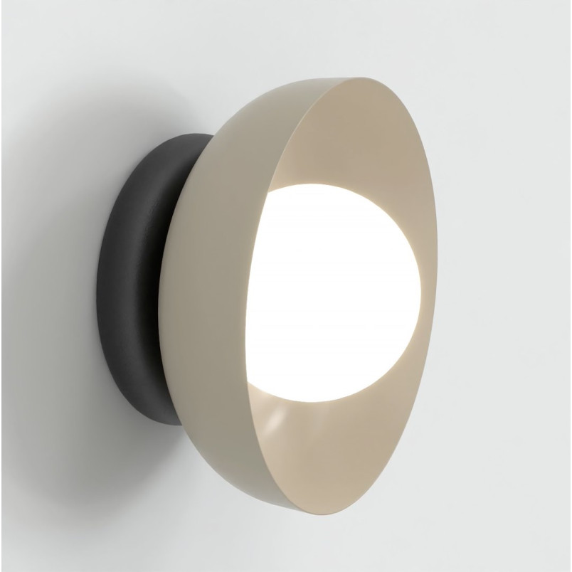 Kinkiet Ozzy Emibig | Szklana kula, nowoczesny design