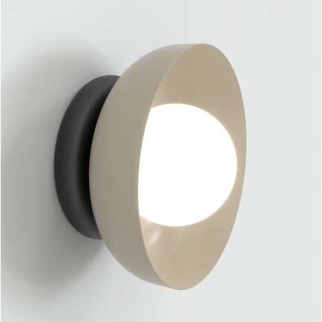 Kinkiet Ozzy Emibig | Szklana kula, nowoczesny design
