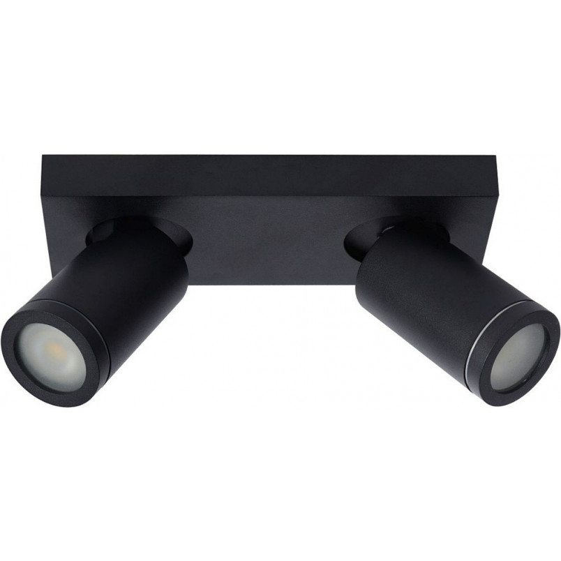 Plafon LED Taylor II czarny | Reflektor łazienkowy Lucide
