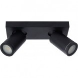 Plafon LED Taylor II czarny | Reflektor łazienkowy Lucide