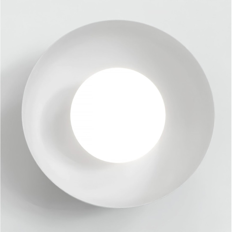 Kinkiet Ozzy Emibig: Szklana kula, nowoczesny design