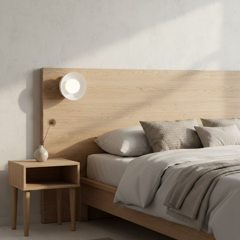 Kinkiet Ozzy Emibig: Szklana kula, nowoczesny design