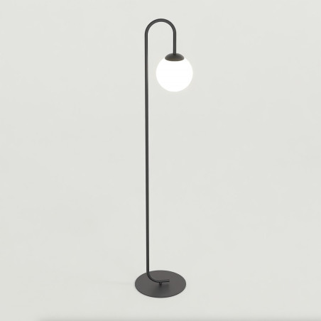 Lampa podłogowa czarna Emibig Flor | Minimalizm i styl