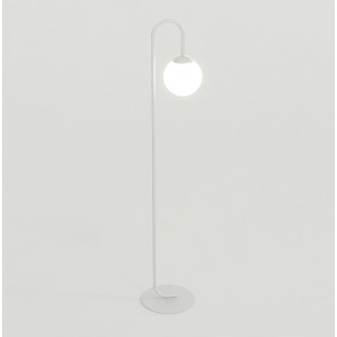 Lampa podłogowa Emibig Flor: Biała kula, 150cm | Sklep mebli