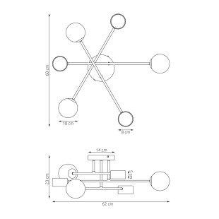 Lampa sufitowa Holon | Emibig - Nowoczesny design