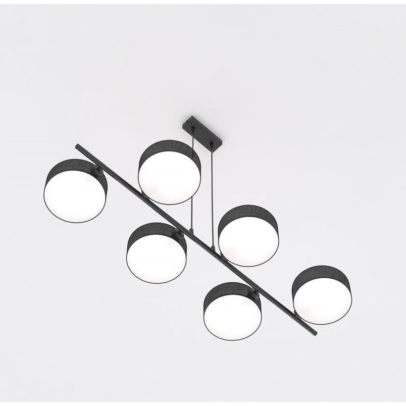Lampa wisząca Drumz 100cm czarna Emibig | Sklep mebli