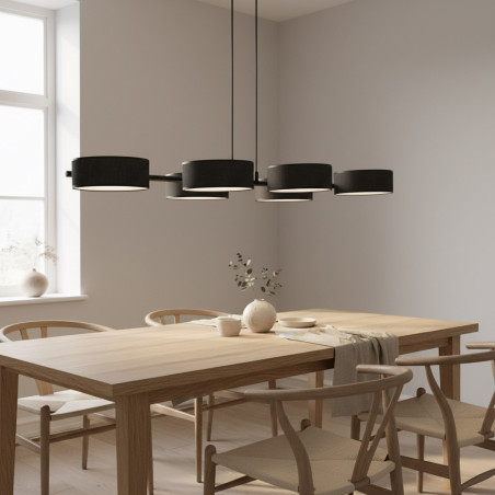 Lampa wisząca Drumz 100cm czarna Emibig | Sklep mebli