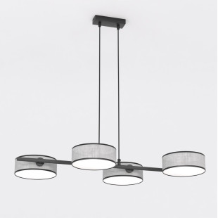 Lampa Drumz szara Emibig | Wisząca 4 punktowa | Sklep mebli